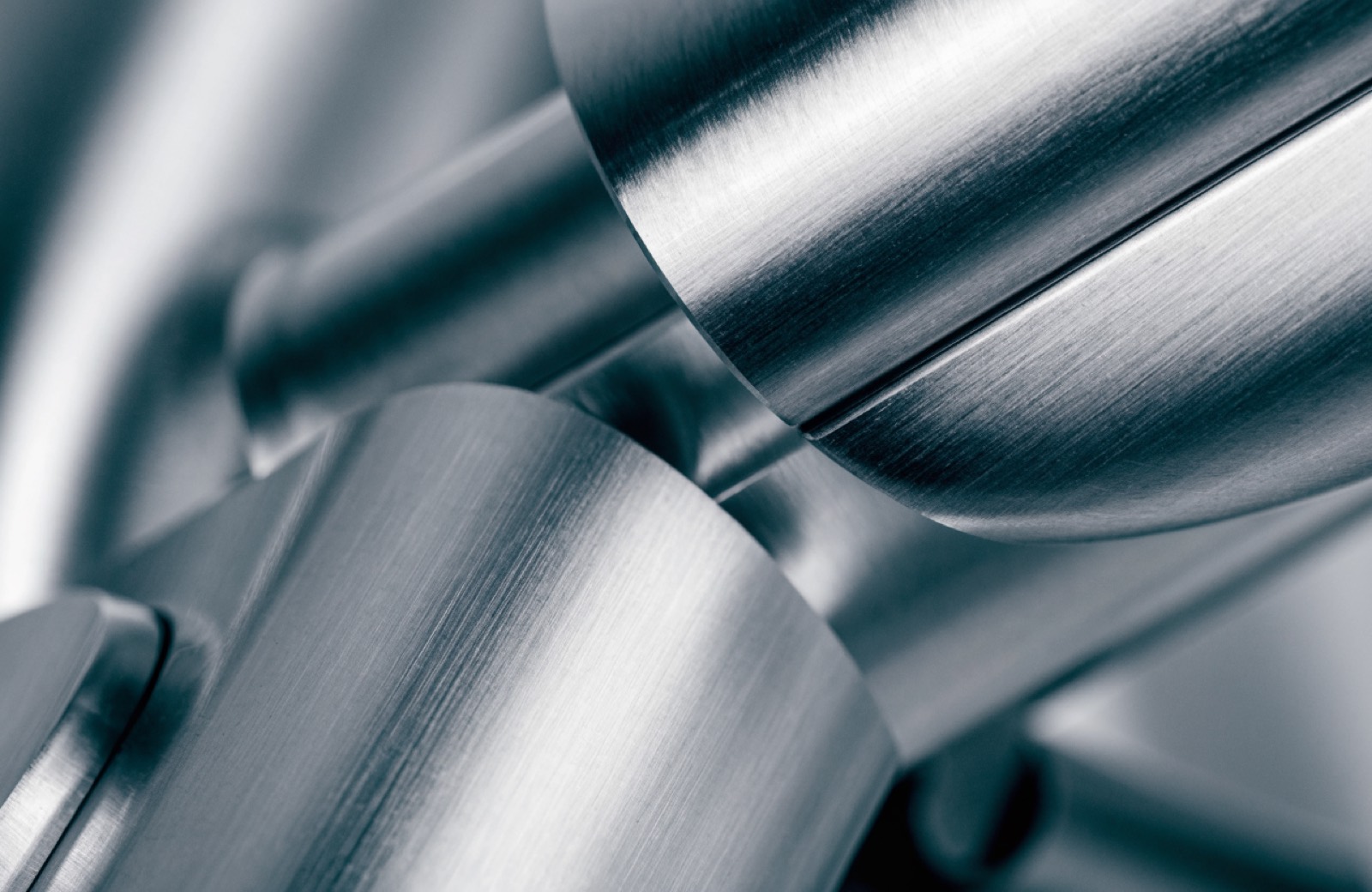 Détail d'un aluminium brossé