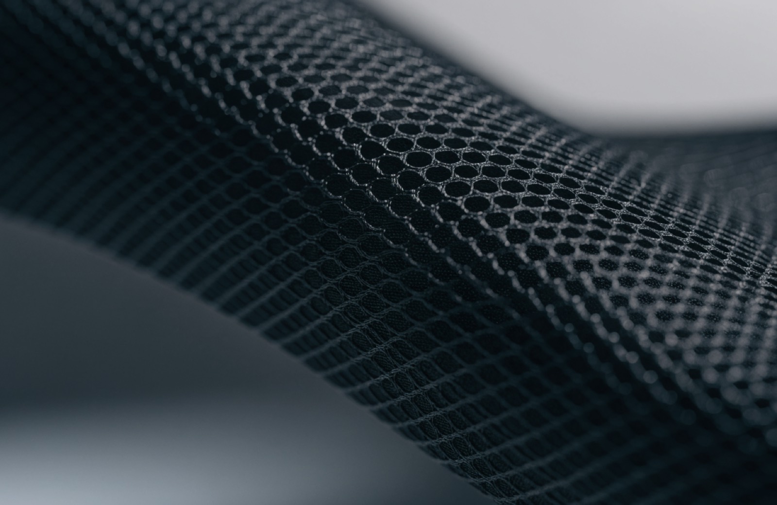 Macro d'une maille technique tendue